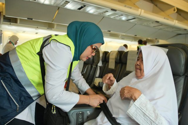 28 Kloter Terbang dari Bandara Hang Nadim Ditjen Hubud Pastikan Kelancaran Keberangkatan Calon Jemaah Haji