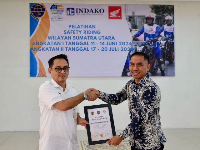 Dukung Keselamatan Berkendara, Ditjen Hubdat Hadiri Acara Pelatihan Safety Riding