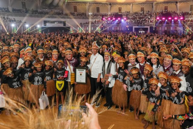 Tutup Puncak Hari Anak Nasional 2024, Sebanyak 2.600 Anak Menari Kolosal Berhasil Cetak Rekor MURI