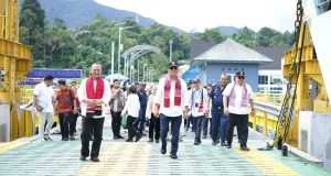 Dirjen Hubdat Tinjau Sarana dan Prasarana Pelabuhan Penyeberangan di Danau Toba