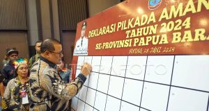 Deklarasi Pilkada Damai Tahun 2024 di Papua, Kemendagri Ungkap Tiga Indikator Penentu Keberhasilan