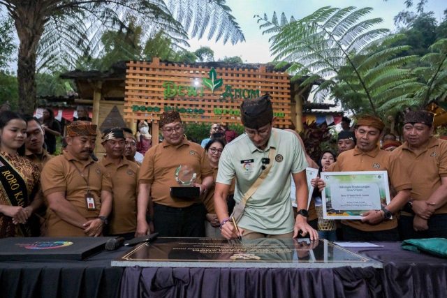 Menparekraf Dorong Desa Wisata Wringinanom Malang Dapatkan Sertifikasi Berkelanjutan