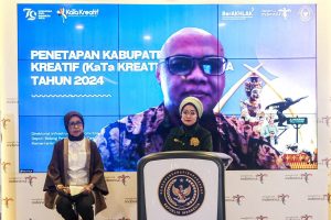 Kemenparekraf Tetapkan 6 Kabupaten/Kota Tahun 2024 sebagai Role Model Pengembangan Ekonomi Kreatif