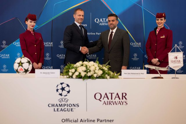 Qatar Airways Menjadi Mitra Maskapai Resmi Liga Champions UEFA