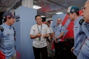 Tinjau MotoGP Indonesia 2024, Menparekraf Mampir ke Garasi Gresini Racing