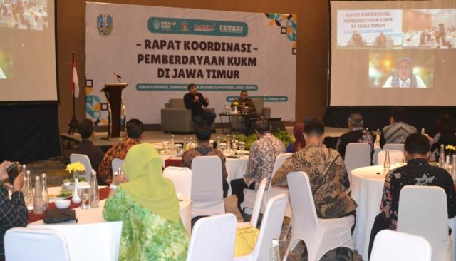 Diskop UKM Jatim Adakan Rakor Pemberdayaan Koperasi dan UKM