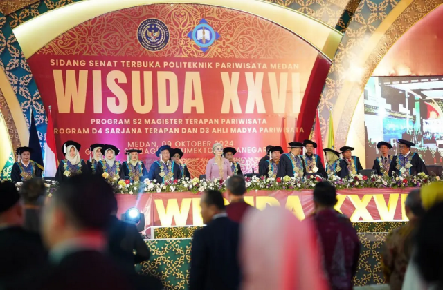 Gelar Wisuda ke-26, Poltekpar Medan Dorong Alumni Berkontribusi Majukan Pariwisata