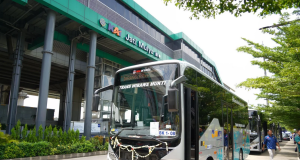 KAI Dukung Operasional BISKITA Trans Wibawa Mukti di Stasiun LRT Jatimulya