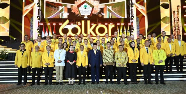 Wapres Hadiri Puncak Perayaan HUT Ke-60 Partai Golkar di SICC