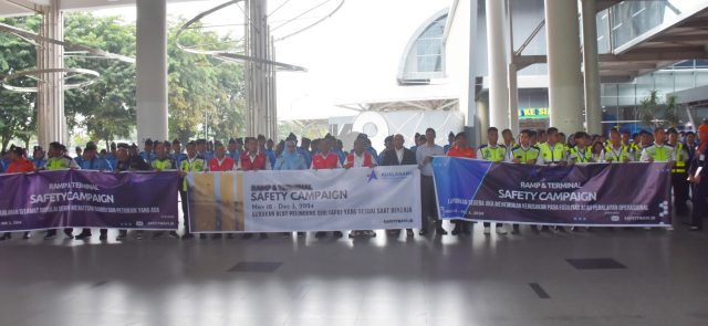 Otoritas Bandara Wilayah II Medan Bersama PT. Angkasa Pura Aviasi Mengadakan Safety Campaign di Bandara Kualanamu