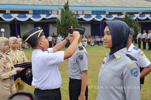 Lantik Mahasiswa Baru PKTJ Tegal, Kepala BPSDMP Tekankan Lima Hal Dalam Menjalani Kehidupan di Kampus