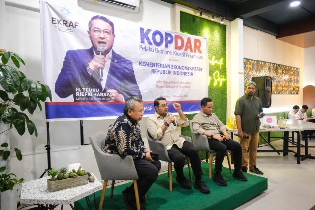 Menekraf Serap Aspirasi Pelaku Ekonomi Kreatif di Pekanbaru