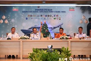 Posko Pusat Angkutan Natal 2024 dan Tahun Baru 2025 di Kemenhub Resmi Dibuka