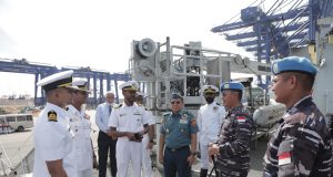 KRI Sultan Iskandar Muda-367 Bersama Satgas MTF TNI Konga XXVIII-P/UNIFIL Tiba di Sri Lanka