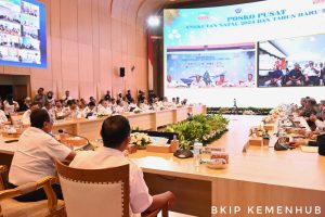 Posko Pusat Angkutan Natal 2024 dan Tahun Baru 2025 di Kemenhub Resmi Dibuka