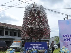 Bupati Ponorogo Resmikan Monumen Zero Knalpot Brong