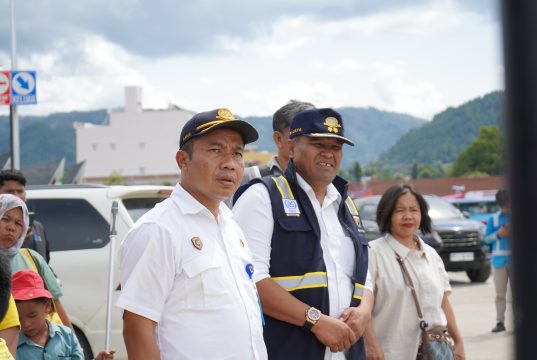 Pantau Arus Balik Nataru, Direktur Sarana Transportasi Jalan Kementerian Perhubungan Apresiasi Kinerja KSOPP Danau Toba