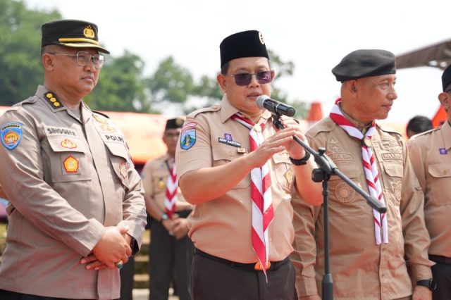 Pramuka Jatim Gelar Simulasi Makan Bergizi Gratis, 12.600 Porsi untuk Siswa Jember