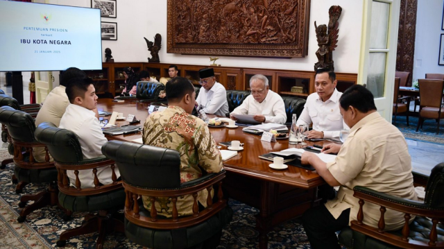 Presiden Prabowo Pimpin Rapat Bahas Percepatan Pembangunan IKN