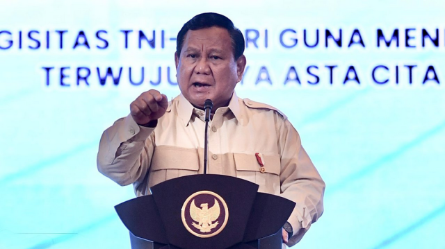 Rapim TNI-Polri Tahun 2025, Presiden Prabowo Tegaskan TNI-Polri Dedikasikan Diri untuk Bangsa dan Negara