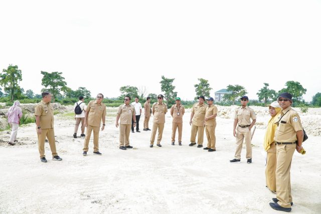 Pemkab Lamongan Tinjau Pembangunan Kawasan Gajah Mada