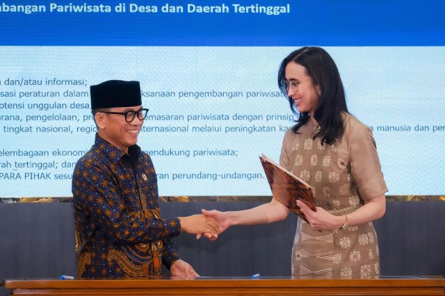 Kemenpar Kolaborasi dengan Kemendes Perkuat Pembangunan Desa Wujudkan Asta Cita ke-6